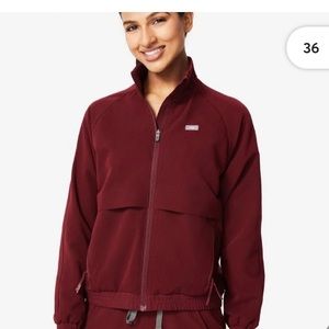 Figs Sydney Jacket Burgundy